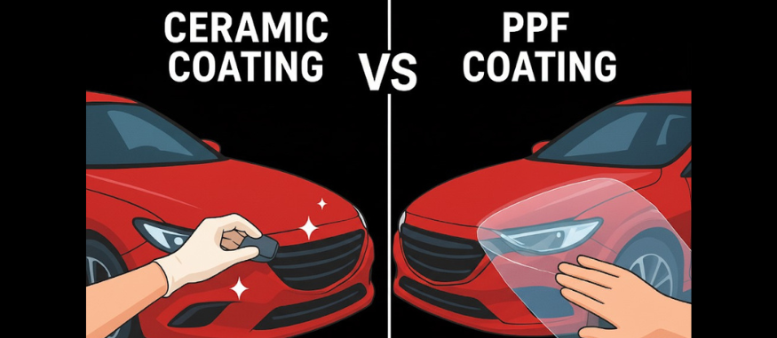 PPF vs Ceramic Coating in Pune – What to choose? PPF vs Ceramic Coating comparison in Pune